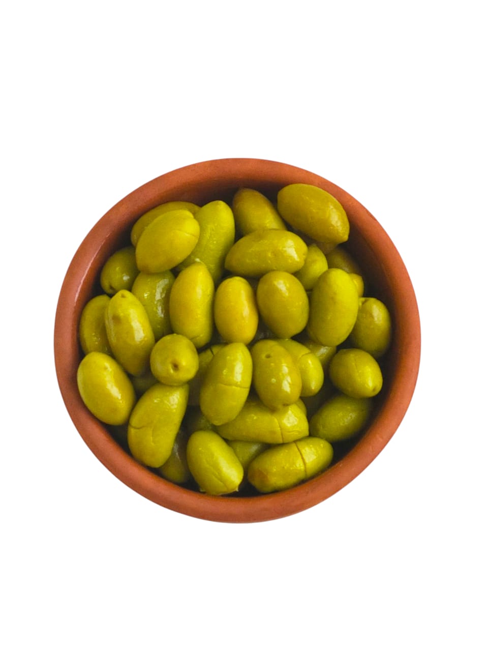 Palestinian Green Olives 500g زيتون فلسطيني أخضر وسط