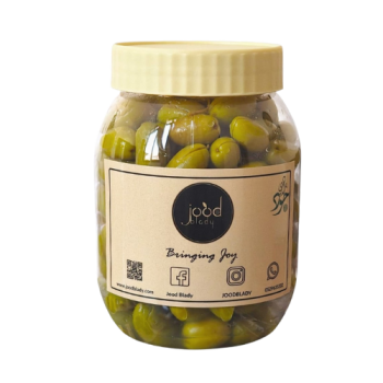 Palestinian Green Olives 500g زيتون فلسطيني أخضر وسط